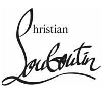 Kaligraficzny logotyp marki Christian Louboutin.